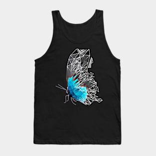 Geometric butterfly Tank Top